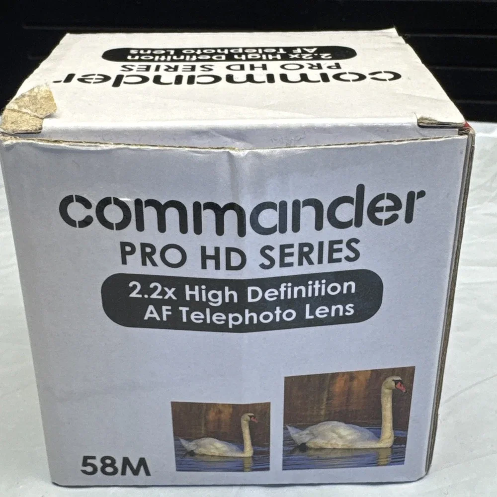 Commander‎ Pro HD Series Lens - 58M 2.2x High Definition AF Telephoto Lens New